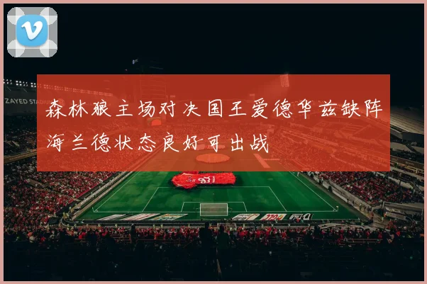 森林狼主场对决国王爱德华兹缺阵海兰德状态良好可出战